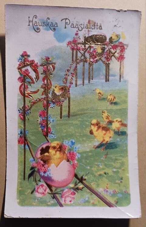 Tiput laskevat liukumäkirataa munankuorilla, p. 1930
