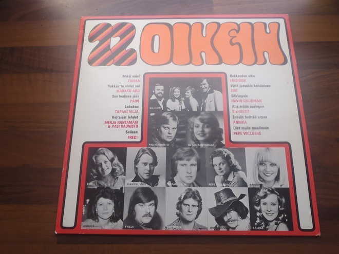 22 OIKEIN Frederik, Taiska, Irwin Goodman ym. . LP 