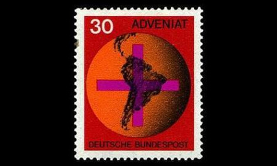 Saksa 545 ** Avustus Latinalaisen Amerikan kirkoille (1967)