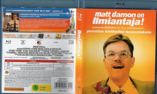 ilmiantaja	(3 421)	k	-FI-	BLU-RAY	suomik.		matt damon	2009	1