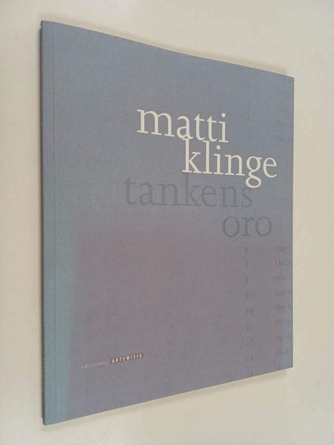 Matti Klinge : Tankens oro : dikter 2011-2013