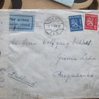 Kuori 1943 Turusta Saksaan ilmapostitse sensuurileimoin - pikkukuva 1