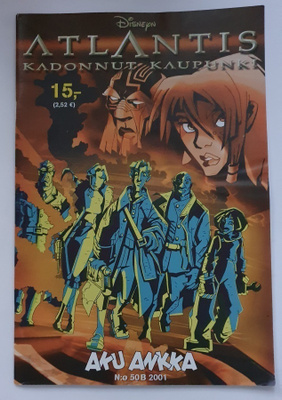 Aku Ankka # 50B / 2001 – Atlantis -kadonnut kaupunki