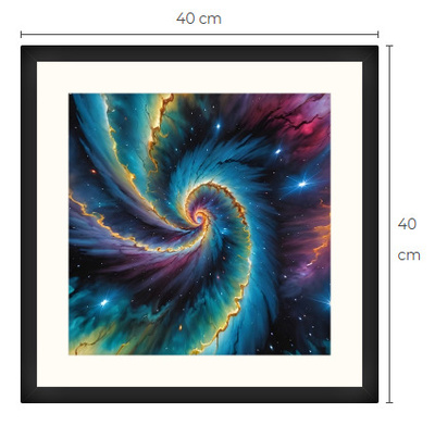 Uusi galaxi Sci-Fi Science Fiction art print taulu
