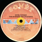HOTEL HUNGER ~ This Is Where The Fun Starts ~ LP ekalevy - pikkukuva 4