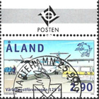 Åland 1999 UPU 125 v 2,90 mk välilöpari logo EPL LaPe 159 - pikkukuva 1