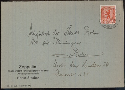 SBZ Mi 3 paikalliskirje