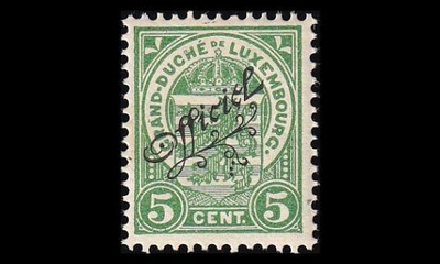 Luxemburg 79 ** Virkamerkki 5 C (1908)