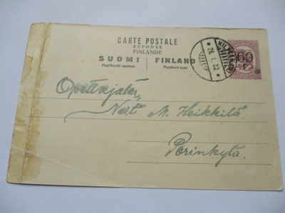 1922 Kilpeenjoki Toivo Rautavaaran ehiö