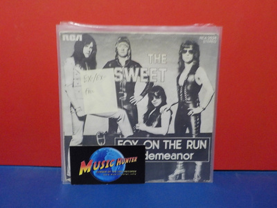 THE SWEET - FOX ON THE RUN EX-/EX- FRA 7"
