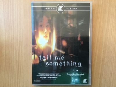 Tell Me Something- DVD••
