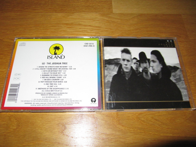 U2: The Joshua Tree CD