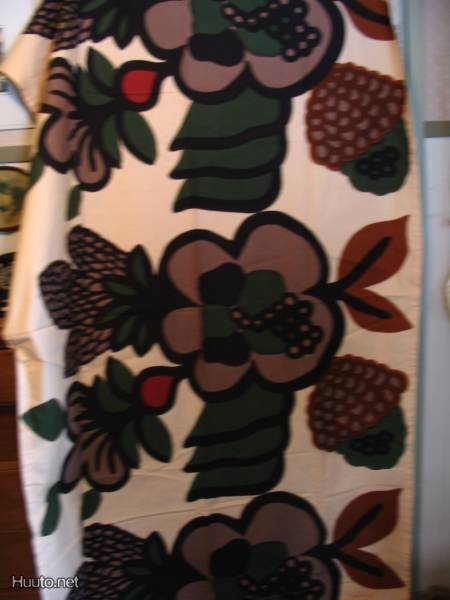 Marimekko,,Maija Isola Oona verhot v.1969 / 4,26 m