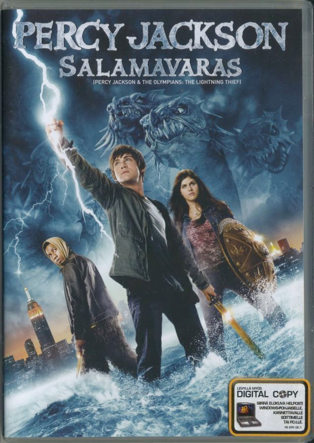PERCY JACKSON: SALAMAVARAS – Suomi-DVD 2010 – Chris Columbus