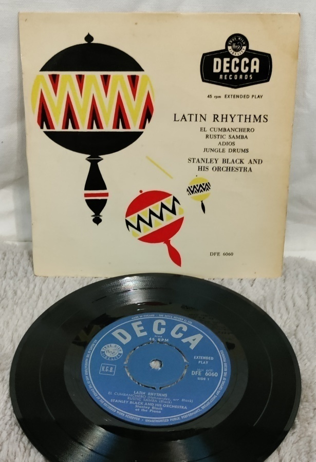 Stanley Black And His Concert Orchestra Latin Rhythms 7"EP
