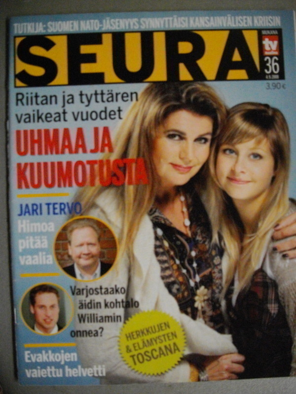Seura lehti Nro 36/2008. (16.3)