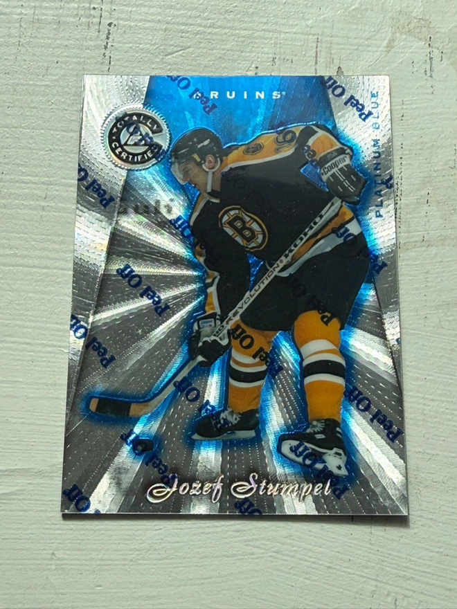 97-98 Pinnacle Totally Certified Platinum Blue Jozef Stumpel