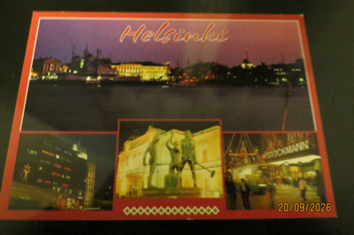 HELSINKI 1997 KULKENUT KORTTI