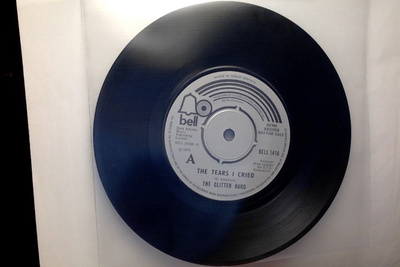 THE GLITTER BAND :: THE TEARS I CRIED :: VINYYLI 7" 1975 !