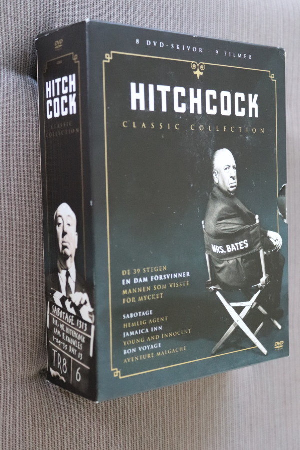 8DVD Hitchcock Classic Collection 9 elokuvaa 1934-44