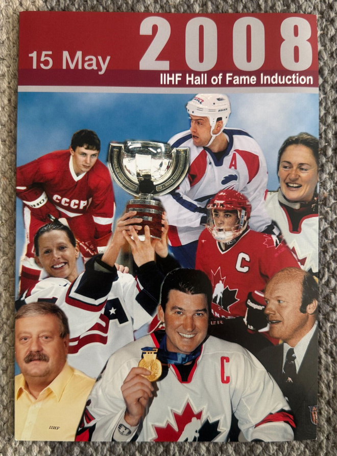 IIHF HALL OF FAME INDUCTION 2008 OHJELMA Mario Lemieux