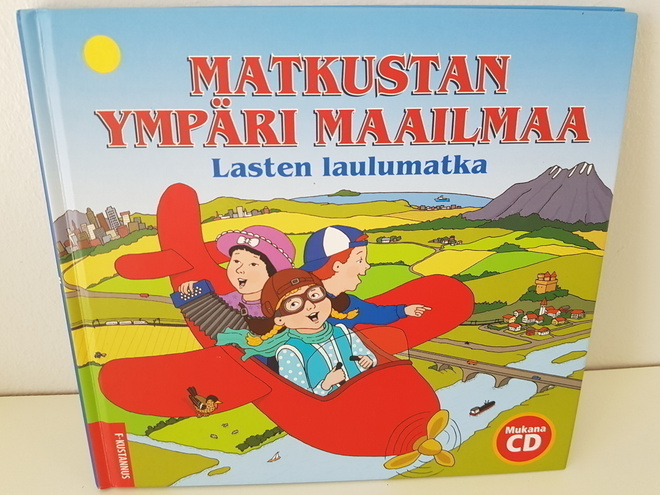 Laulukirja : Matkustan ympäri maailmaa +cd lasten laulumatka