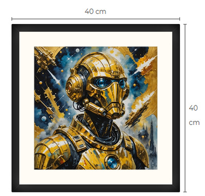 Uusi uniikki Sci-Fi Science Fiction taulu 40 cm x 40 cm
