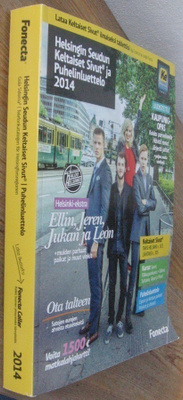 Helsingin Seudun Keltaiset Sivut ja Puhelinluettelo 2014.