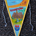 Kuortane vintage kaksipuoleinen iso matkailuviiri - pikkukuva 1