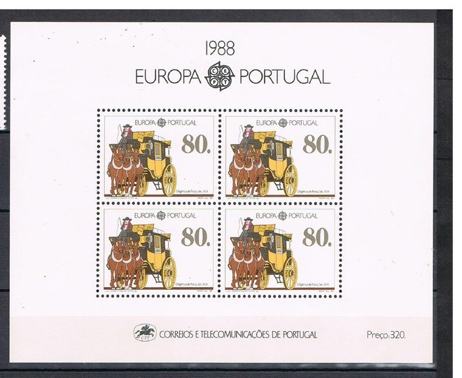 Portugal 1988 - Europa CEPT blokki ++