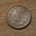 Suomi, 50 Penniä 1890 Hopeaa Aleksanteri III - pikkukuva 1