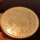 France Napoleon III Empereur 1868 - AG900. - pikkukuva 5