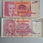 Jugoslavia 1000 v1992 ja 1000000/1993 dinara (14670) - pikkukuva 1