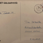 Jukka Tammi lähettämä postikortti Calgarysta 1988 - pikkukuva 2