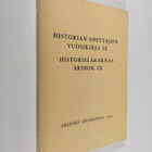 Historianopettajien vuosikirja 9 - pikkukuva 1