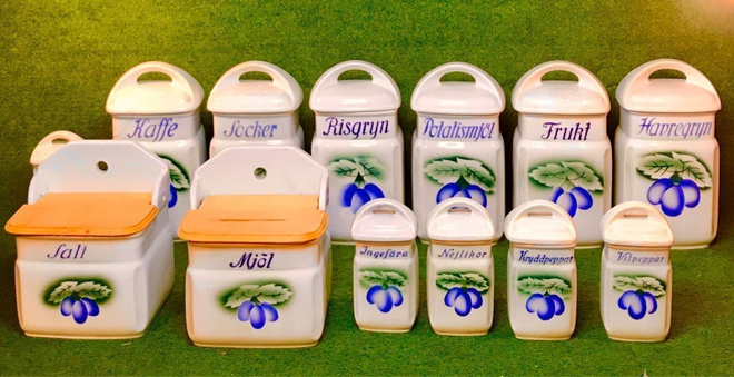 Arabia LUUMU iso maustepurkki FRUKT !