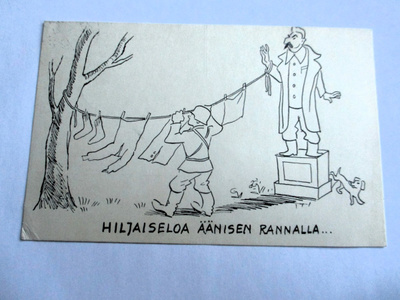 Hiljaiseloa Äänisen rannalla Stalin kp - 1942