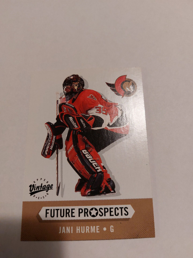 2000-01 Upper Deck Vintage #387 Jani Hurme RC