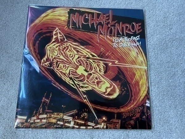 MICHAEL MONROE / LIVE TOO FAST TO DIE YOUNG LIMITED LP