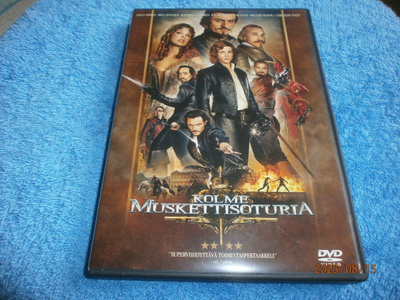 KOLME MUSKETTISOTURIA - DVD