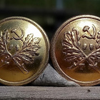 CCCR - Jääkäri napit, Kullanväriset. Halkaisija - 20 mm. Val - pikkukuva 1