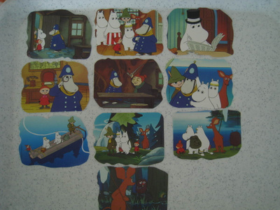  Muumi kiiltokuva 10 kpl Moomin