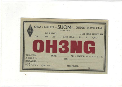 RADIO AMATOORIKORTTI LAHTI