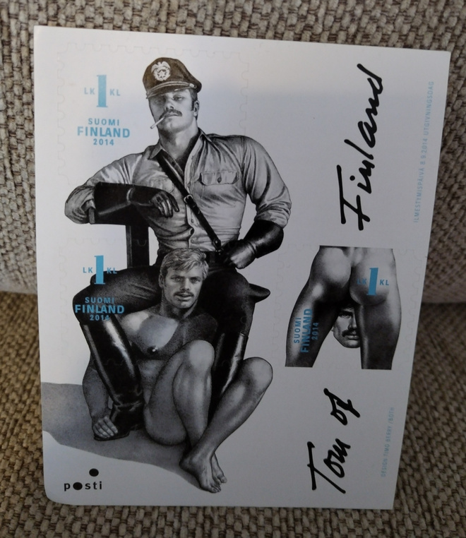 Tom of Finland 2014 postimerkkiarkki