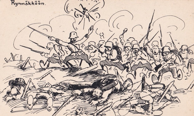 Rynnäkköön, Sven Nyström 1924 ,   b643