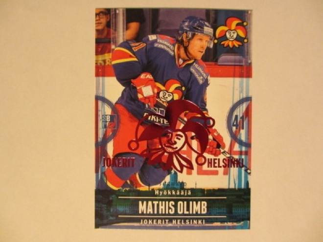 Mathis Olimb /100 tehty KHL 2015-16 Jokerit Sereal