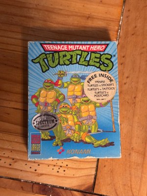 Teenage Mutant Hero Turtles – ZX Spectrum, laatikkoversio