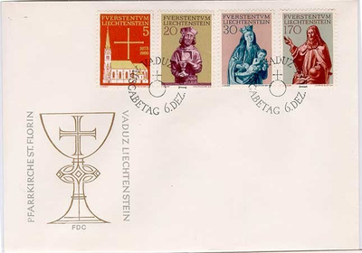 Lichtenstein Mi 470-3 FDC