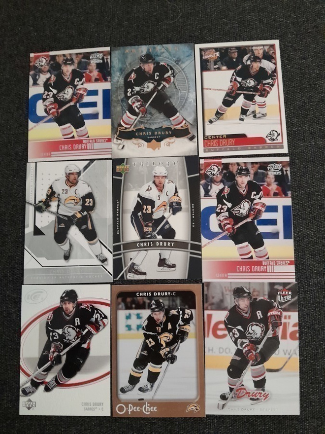 Chris Drury x 9kpl / Buffalo Sabres