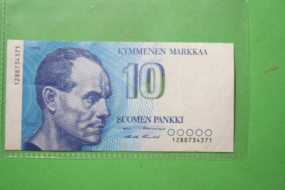 10 Markkaa 1986
